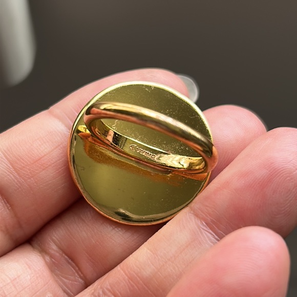 🖤Pink crystal pave ring by COACH - Picture 5 of 11